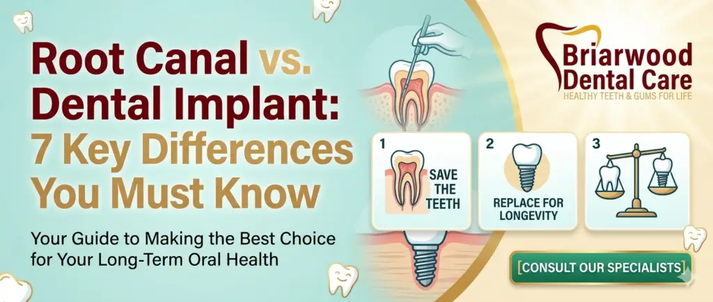 Root Canal vs Implant 7 Key Differences You Must Know