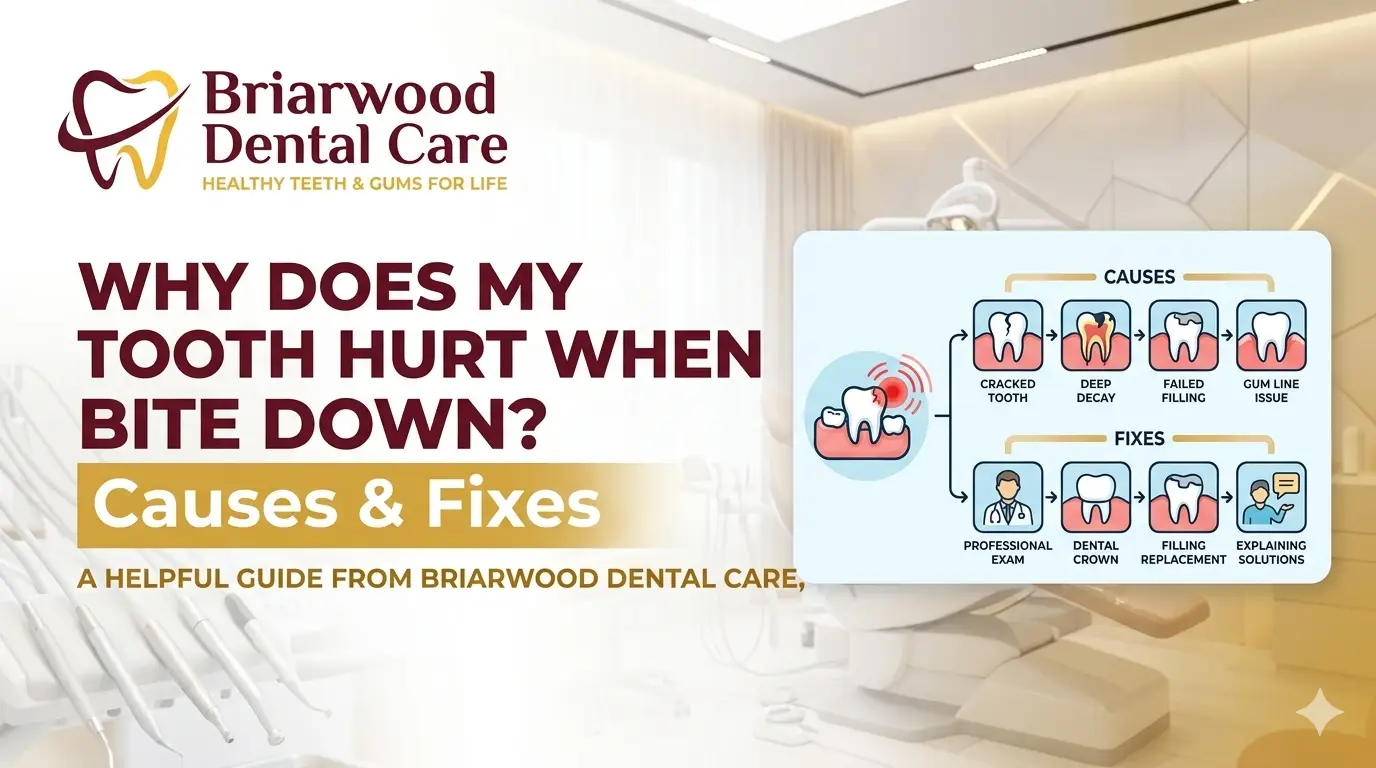 Why Does My Tooth Hurt When I Bite Down Causes & Fixes