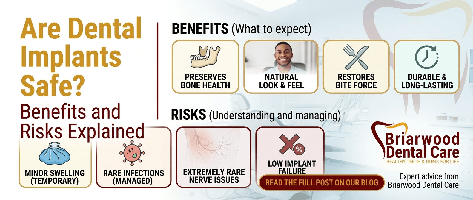 Are Dental Implants Safe Benefits and Risks Explained