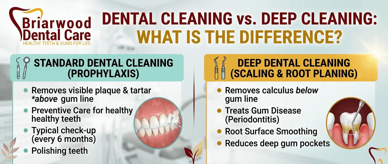 Dental Cleaning vs Deep Cleaning What Is the Difference