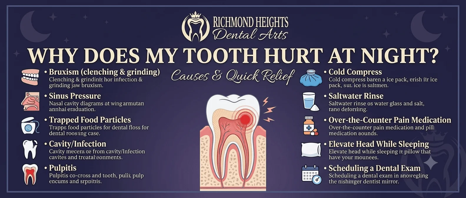 Why Does My Tooth Hurt at Night Causes & Quick Relief
